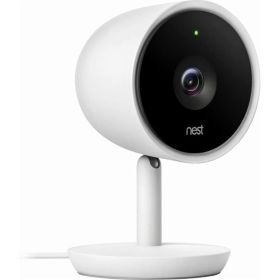 Nest Cam IQ Indoor - Full HD 1080P Wireless Smart Home Security Camera - White - Refurbished Nest Cam IQ Indoor - Full HD 1080P Wireless Smart Home Security Camera - White - Refurbished